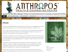 Tablet Screenshot of anthroposhealth.com